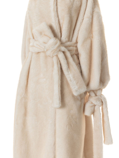 Moonlit Veil Fur Coat