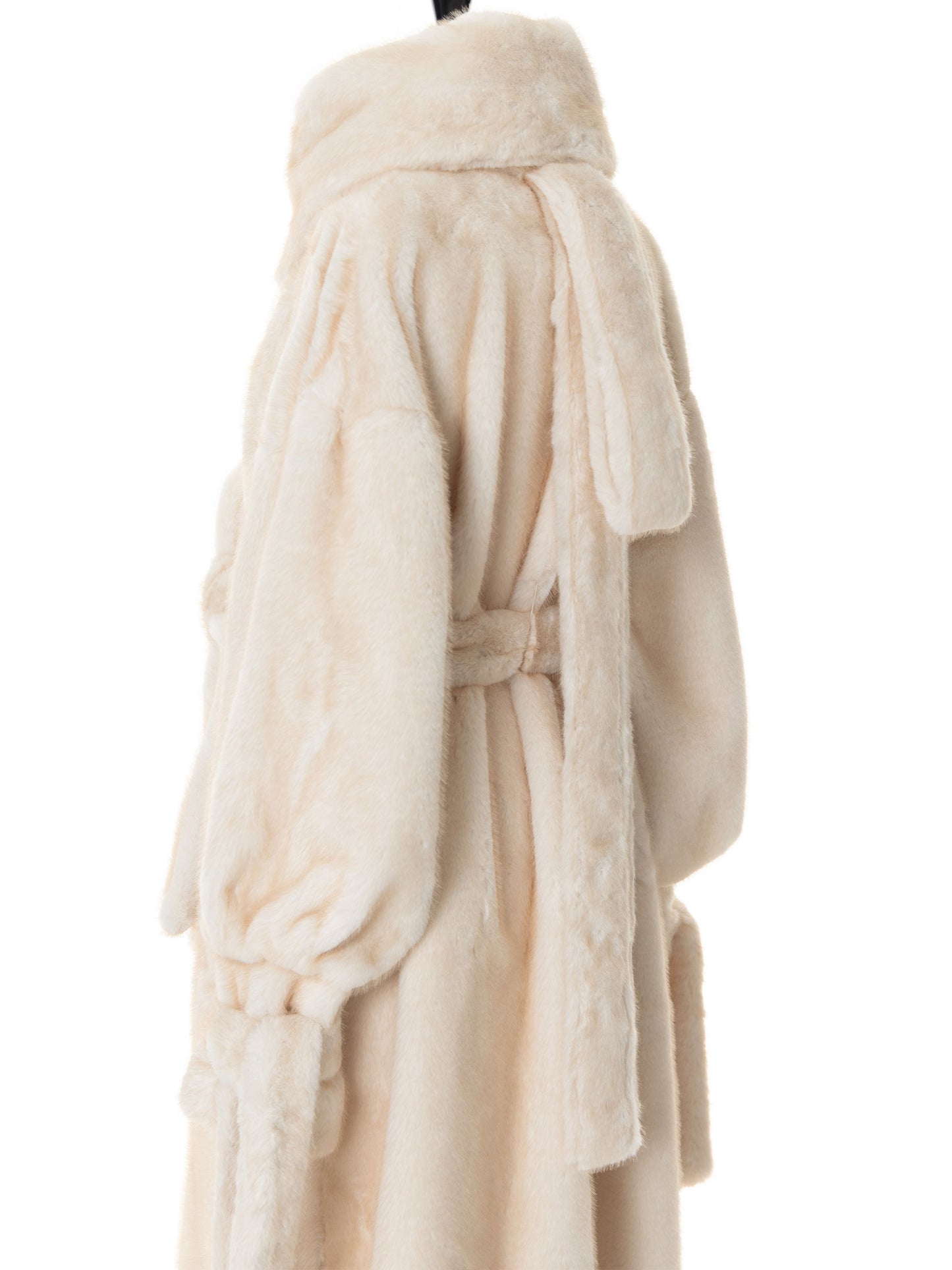 Moonlit Veil Fur Coat