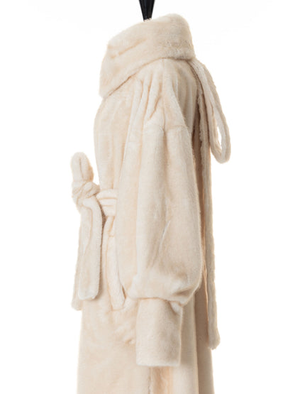 Moonlit Veil Fur Coat