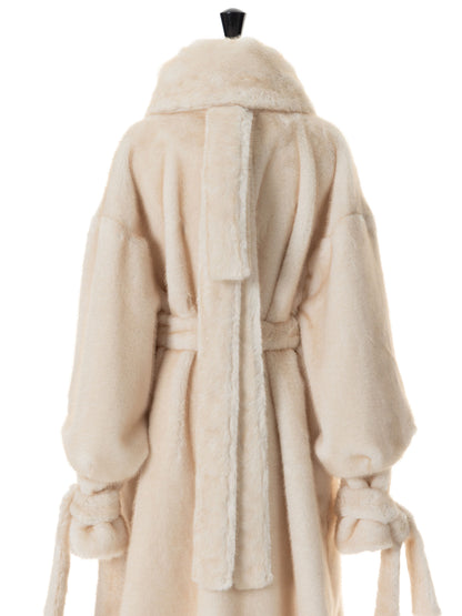 Moonlit Veil Fur Coat