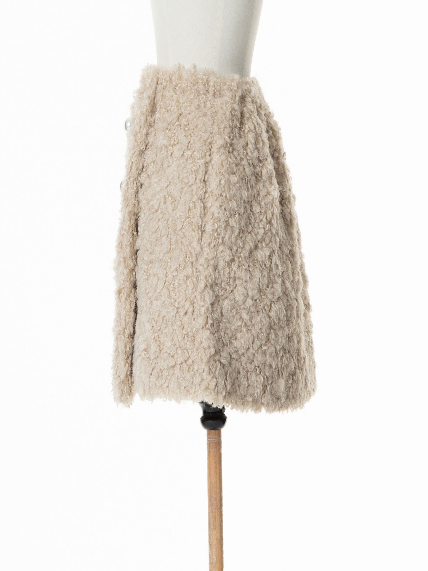 Curly Boa Wrap-like Skirt