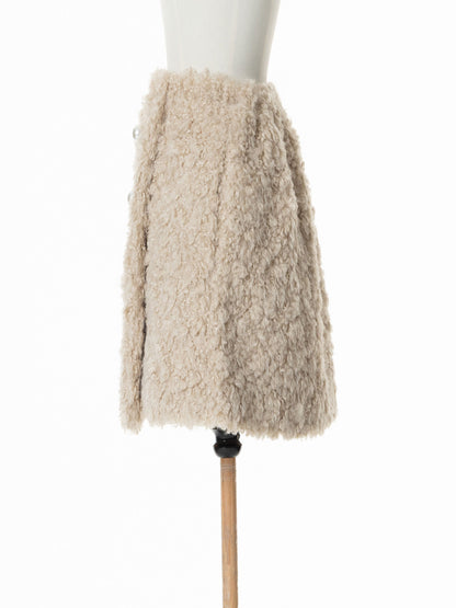 Curly Boa Wrap-like Skirt