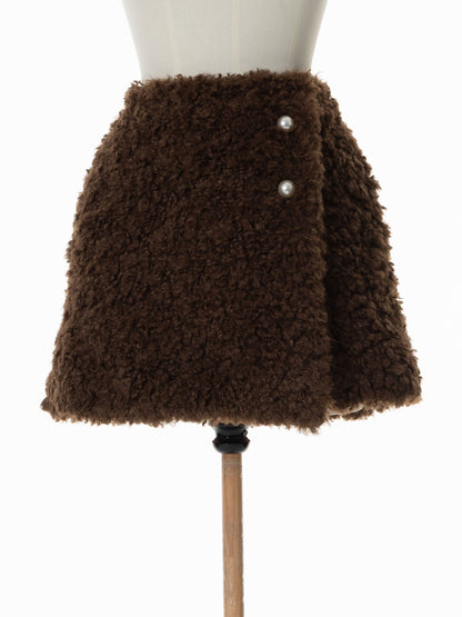 Curly Boa Wrap-like Skirt