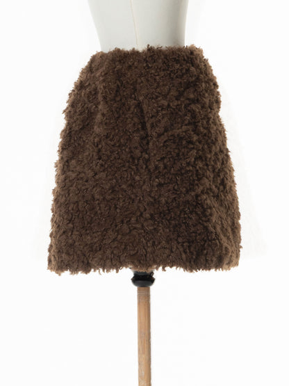 Curly Boa Wrap-like Skirt