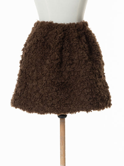 Curly Boa Wrap-like Skirt