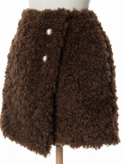 Curly Boa Wrap-like Skirt
