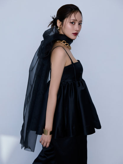 constructive matt satin camisole