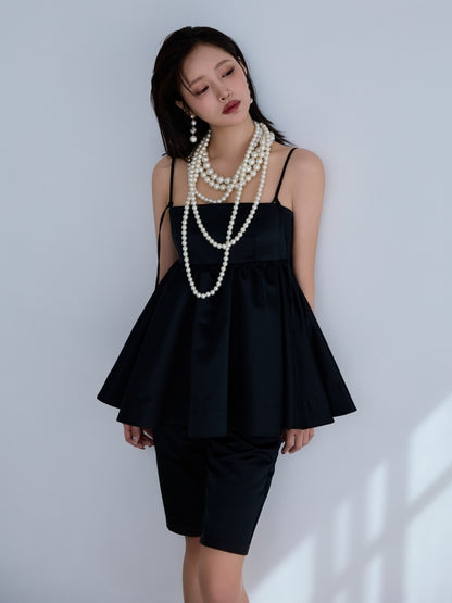 constructive matt satin camisole
