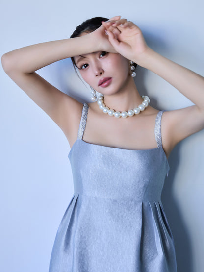 shimmer pencil line dress