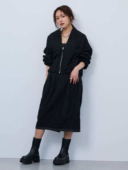 layered lace cocoon skirt