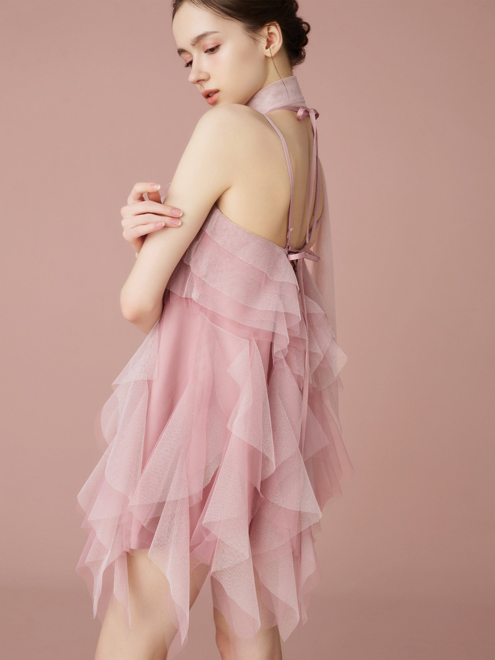 Layered Tulle Scarf Mini Dress – La Vie OFFICIAL ONLINE STORE